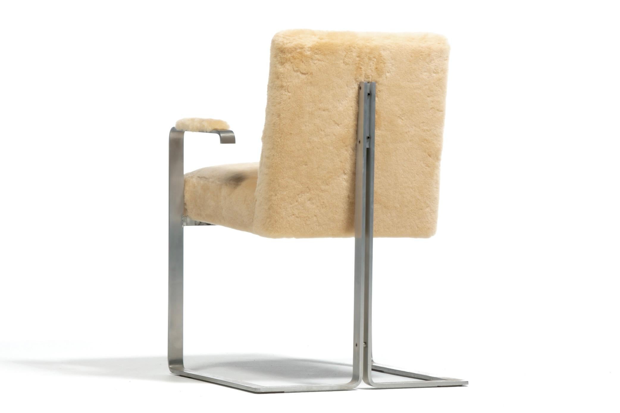 Poltrone Vladimir Kagan in Shearling Avorio Crema Burro &New in vendita 1