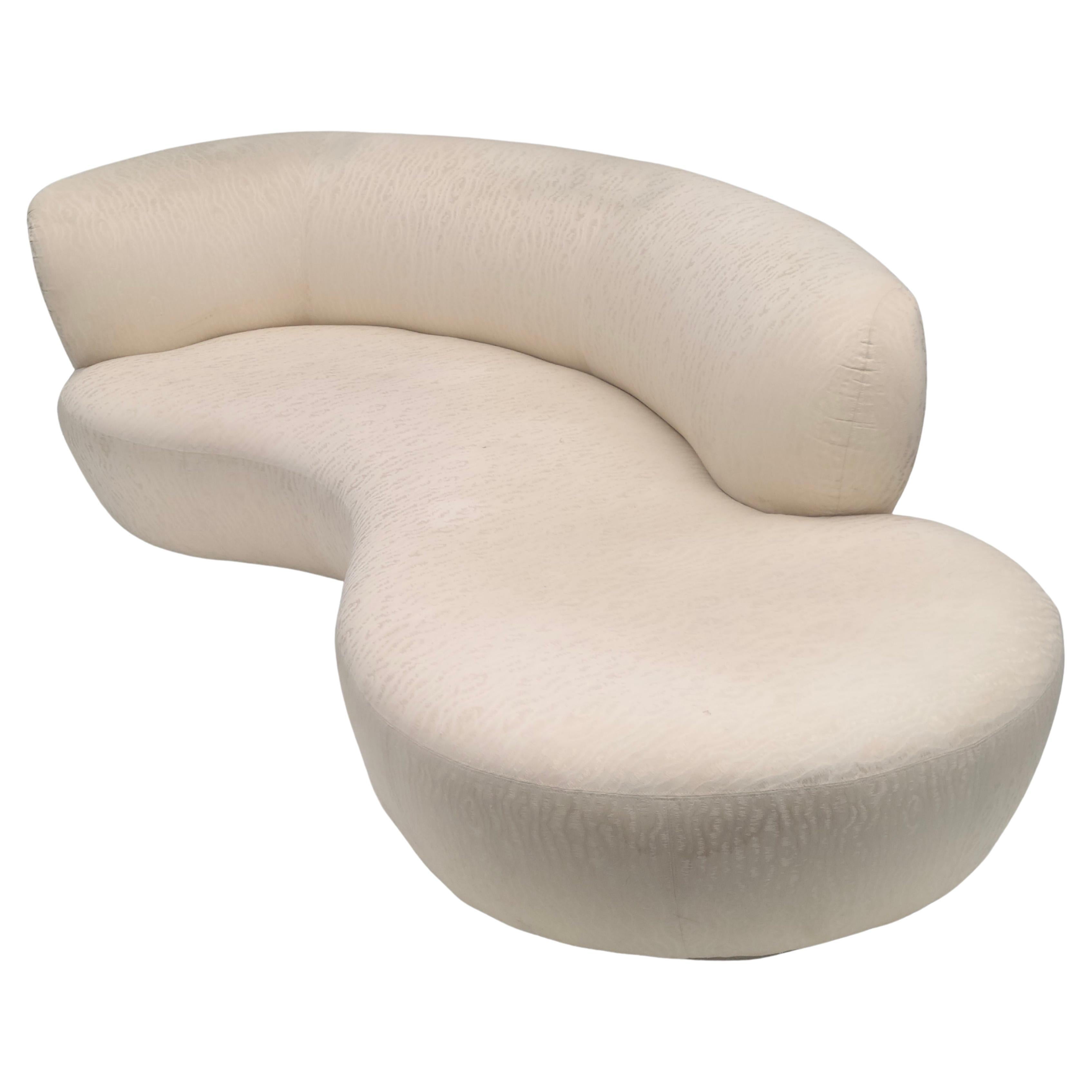 Fabric Vladimir Kagan asymmetrical Cloud Sofa For Sale
