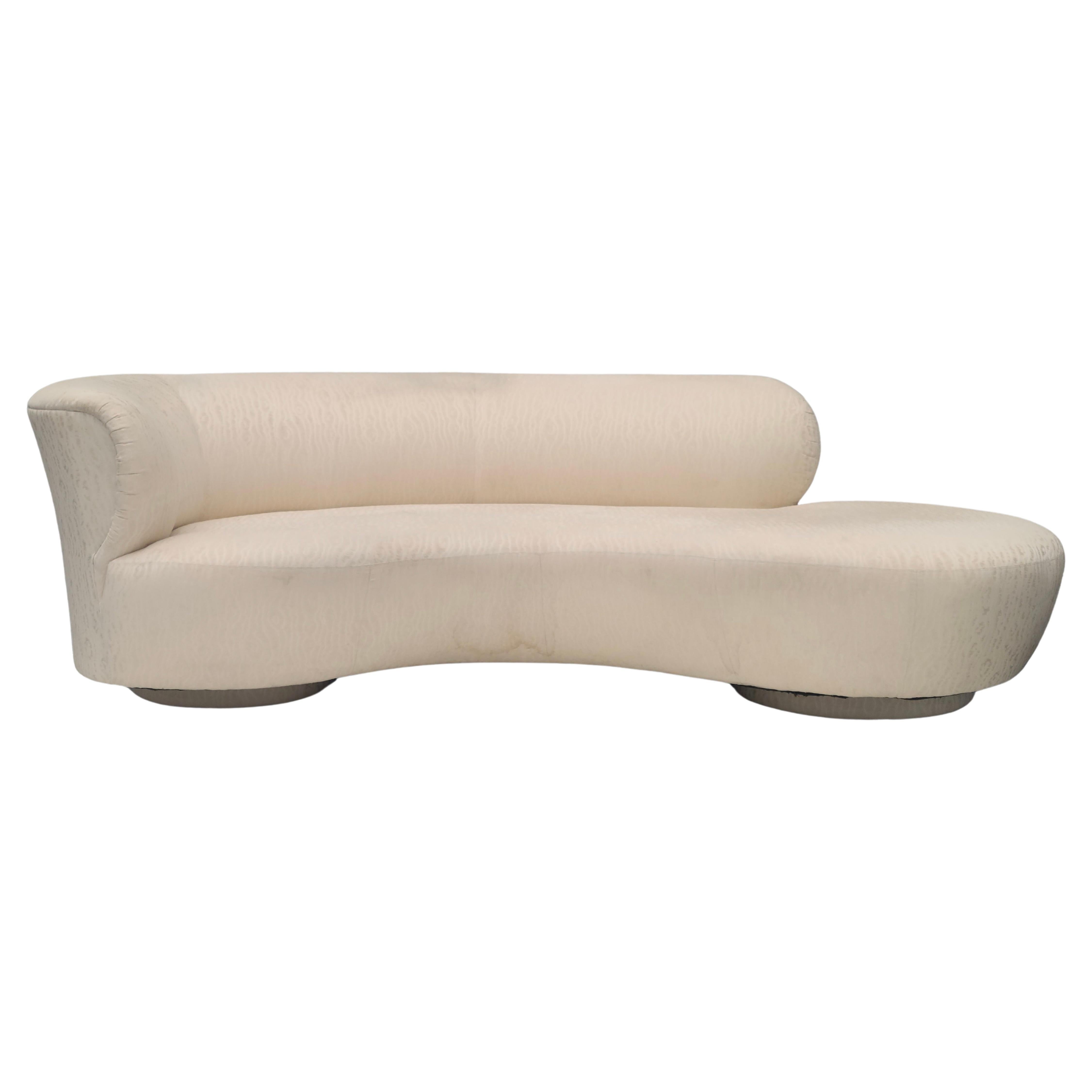 Vladimir Kagan asymmetrical Cloud Sofa For Sale