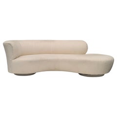 Retro Vladimir Kagan asymmetrical Cloud Sofa