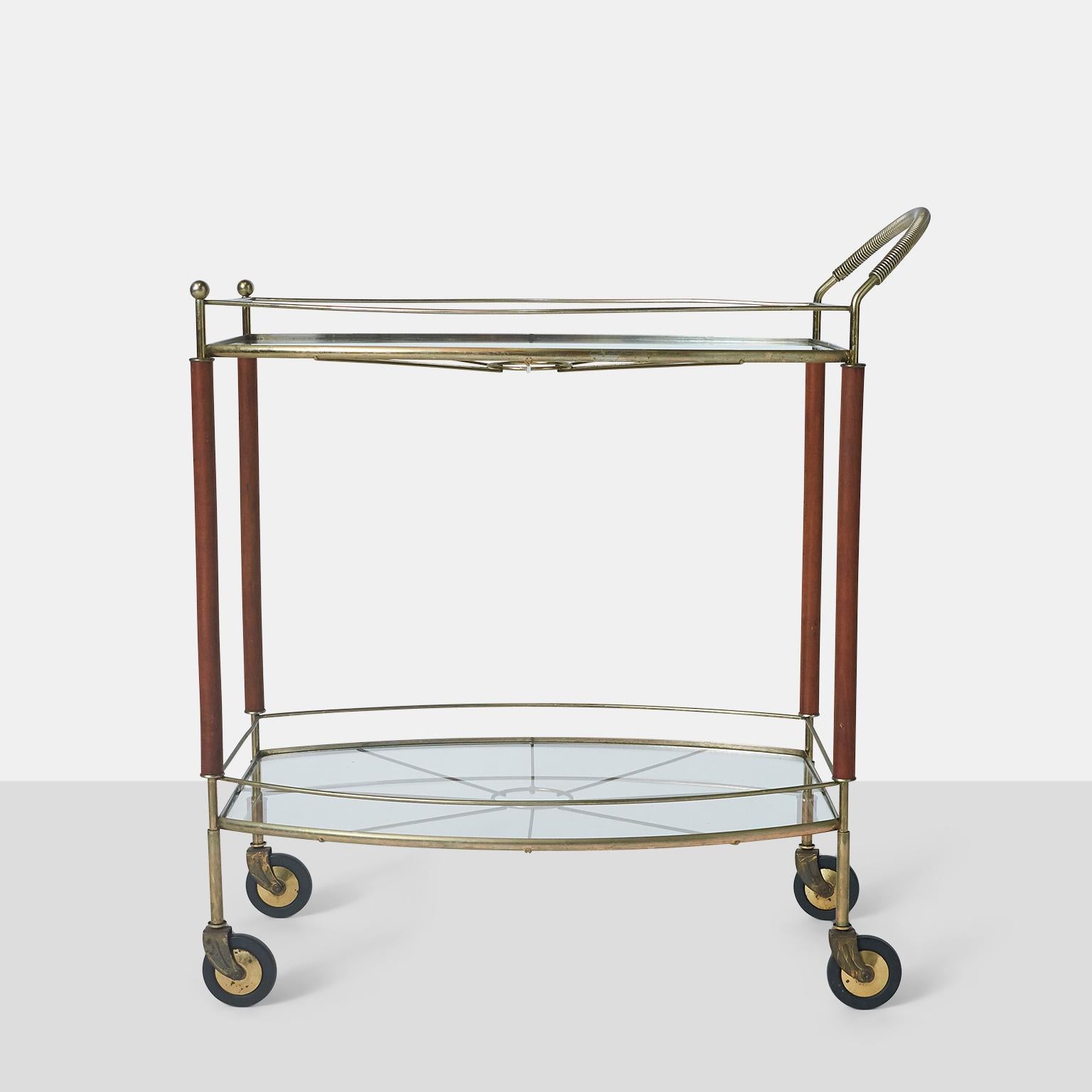 Mid-Century Modern Vladimir Kagan Bar Cart For Sale