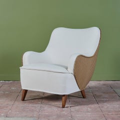 Vladimir Kagan 'Barrel Back' Lounge Chair