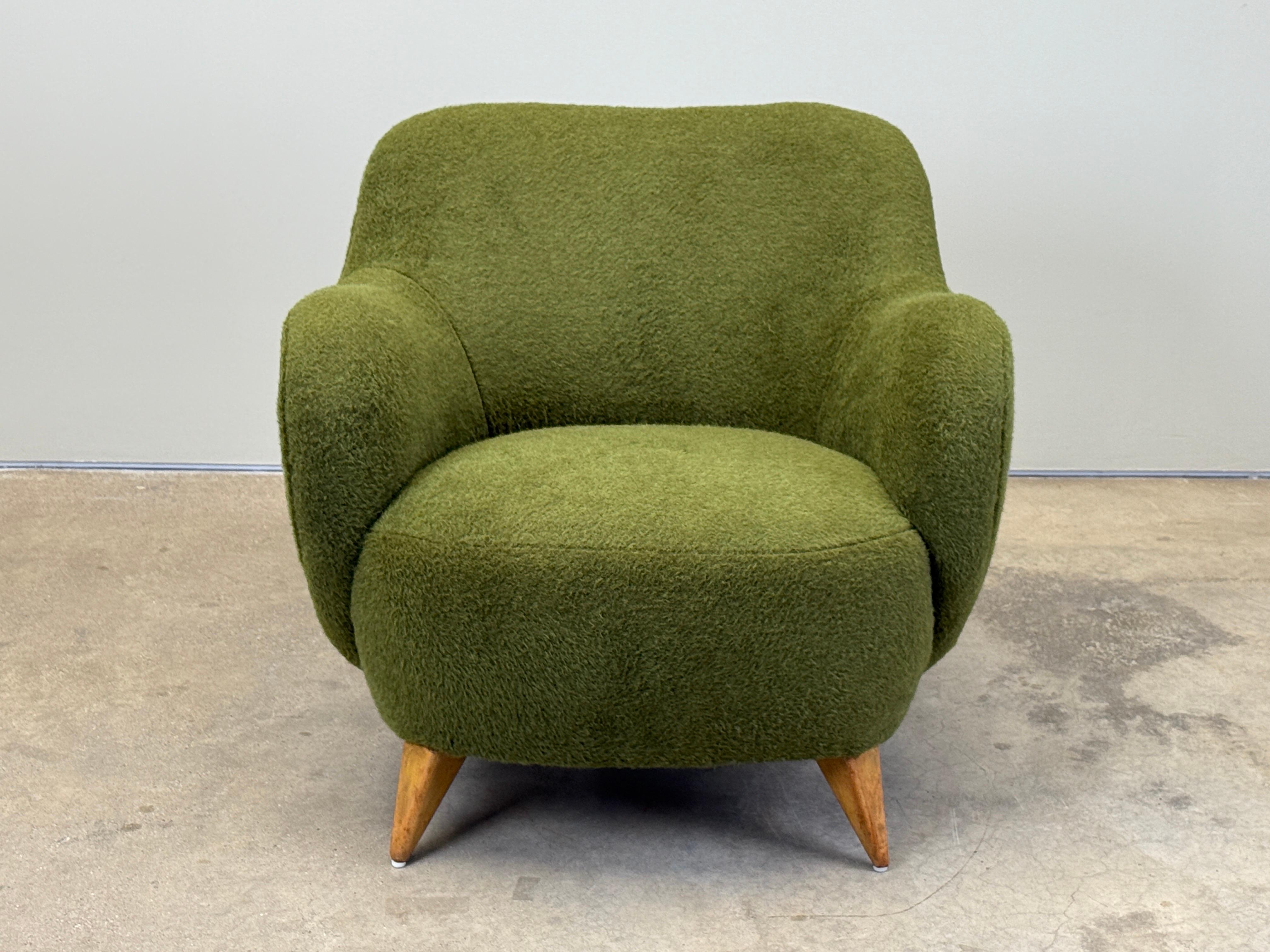 Vladimir Kagan Silla de barril, 1947 en Bueno estado para la venta en Dallas, TX