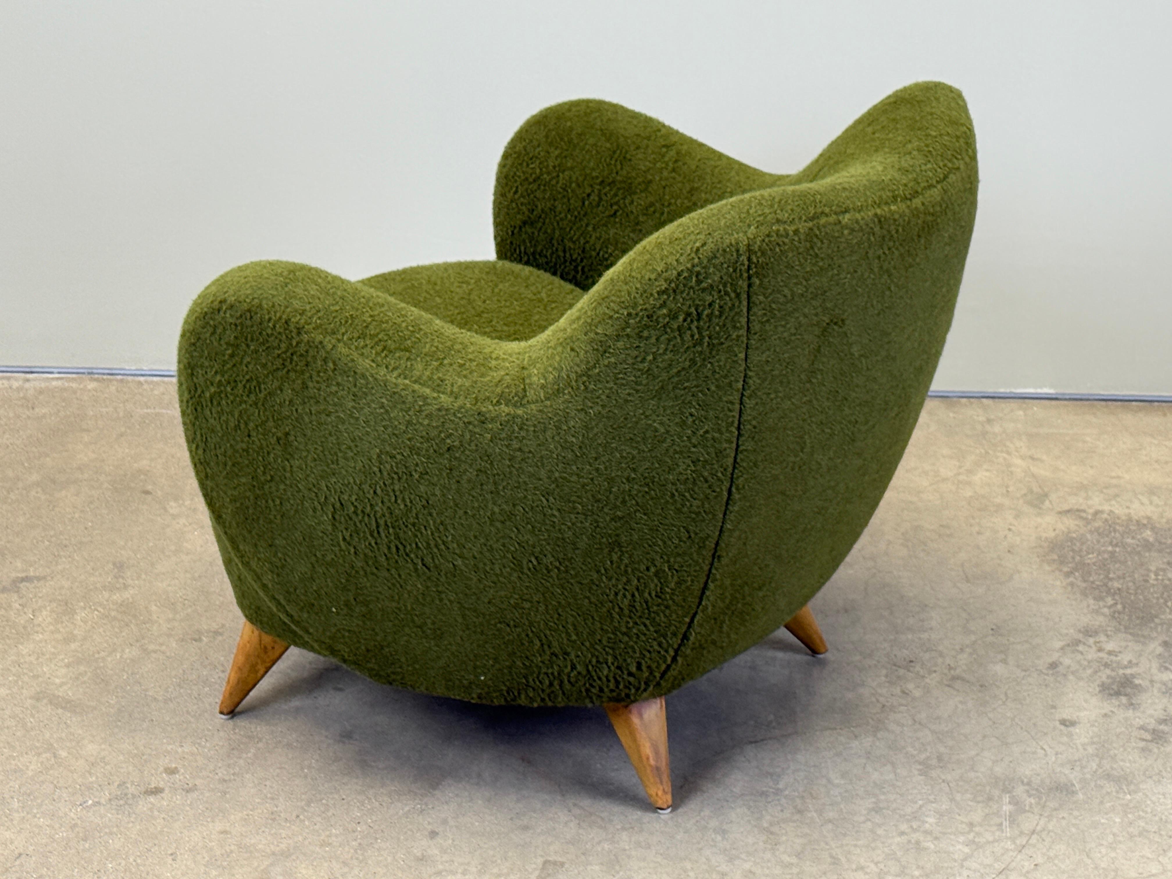 Vladimir Kagan Silla de barril, 1947 mediados del siglo XX en venta