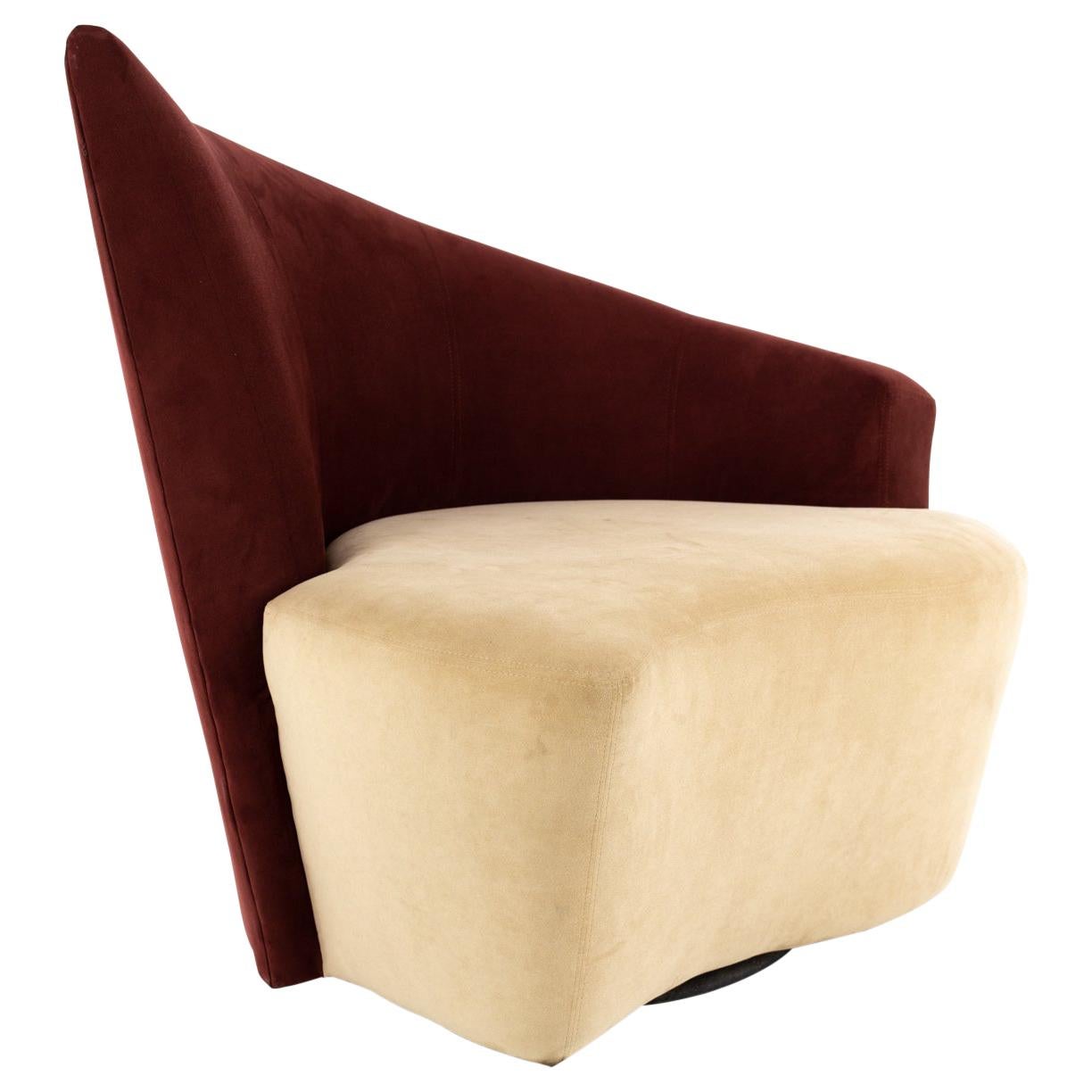Bilbao Mid Century Barrel Swivel Lounge Chair