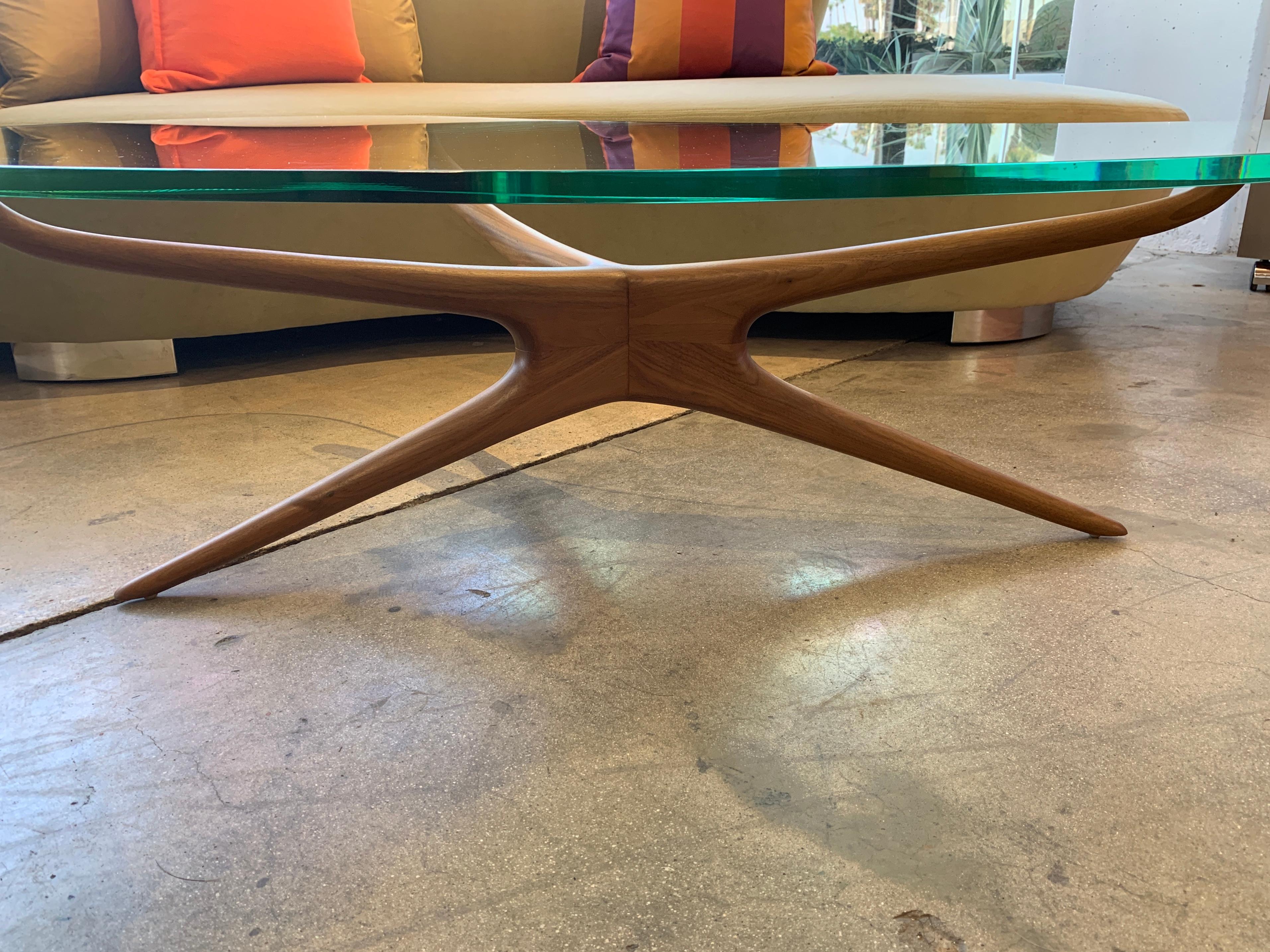 Vladimir Kagan Bimorphic Cocktail Table In Good Condition In Palm Springs, CA