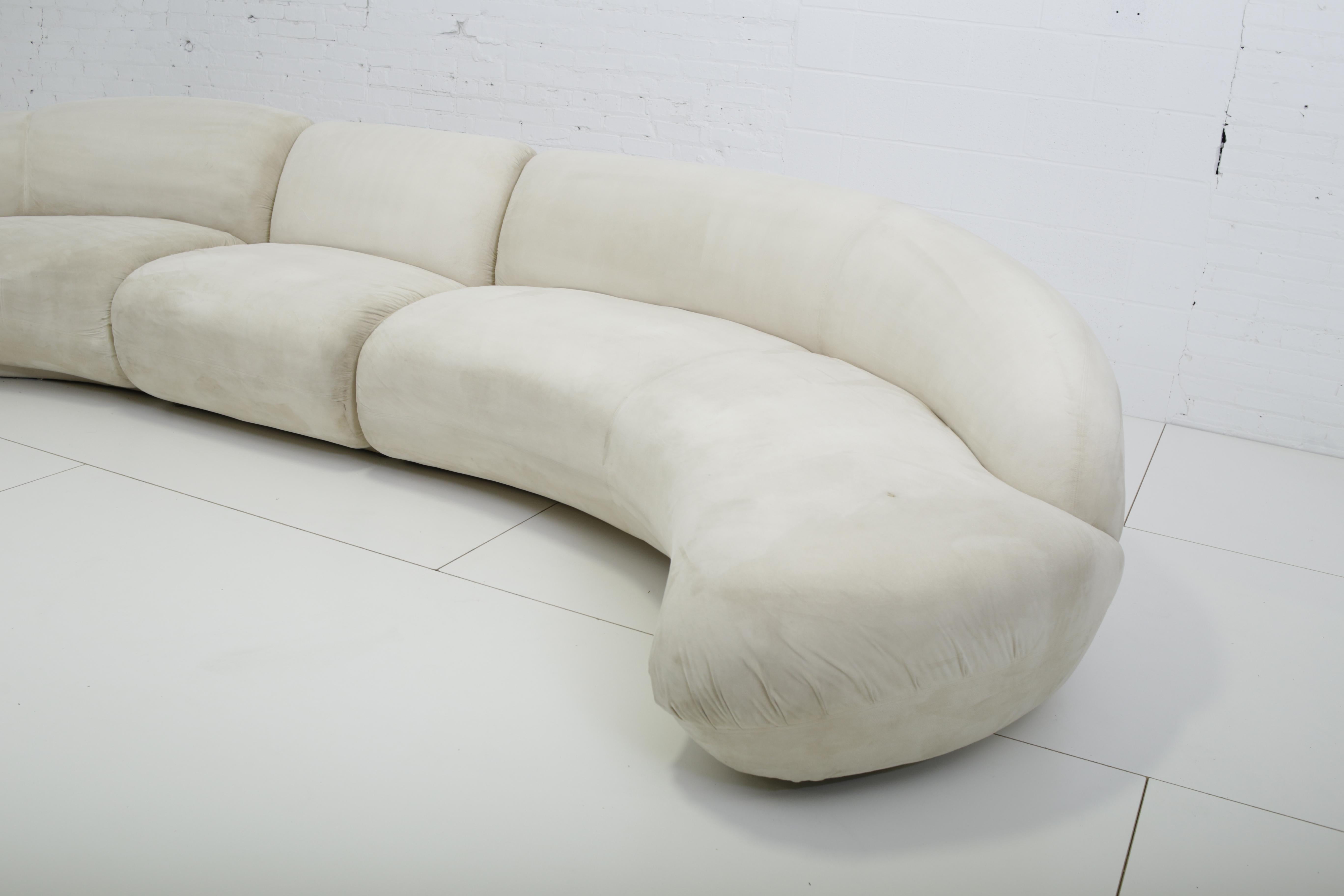 Modern Biomorphic Sectional Sofa