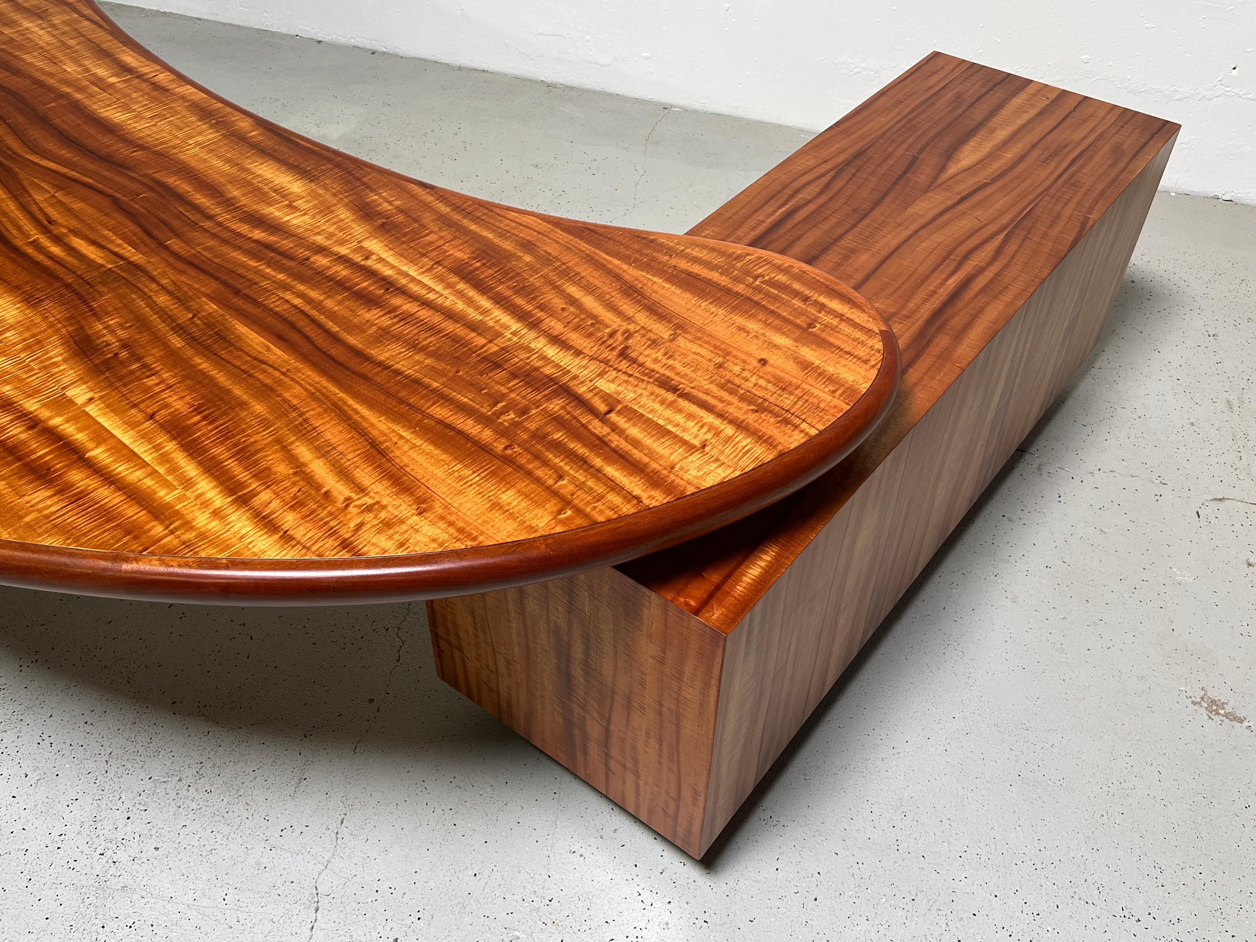 Vladimir Kagan Boomerang Desk and Return  9