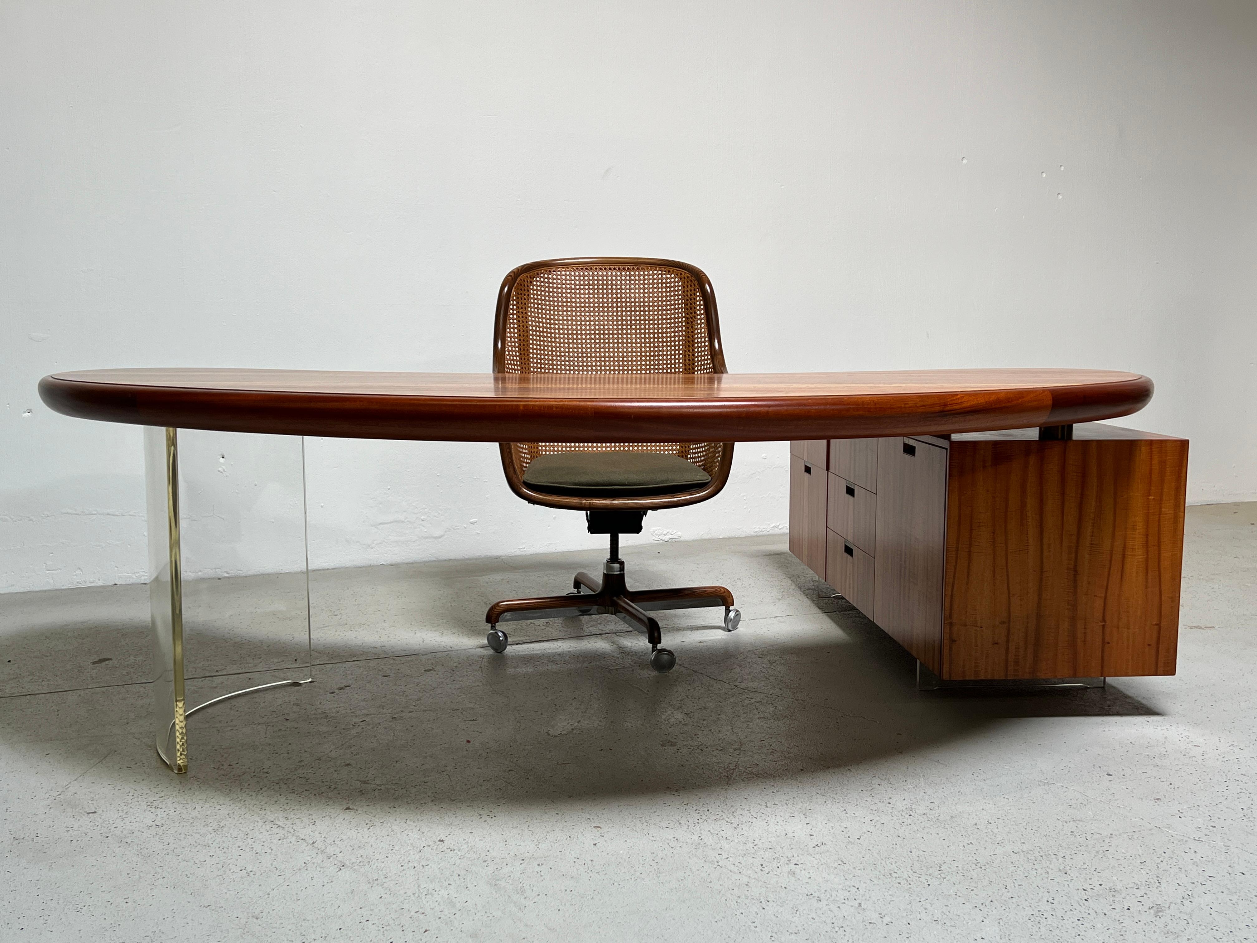 Vladimir Kagan Boomerang Desk and Return  10