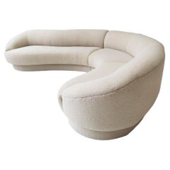 Vladimir Kagan Boucle Cloud Sofa