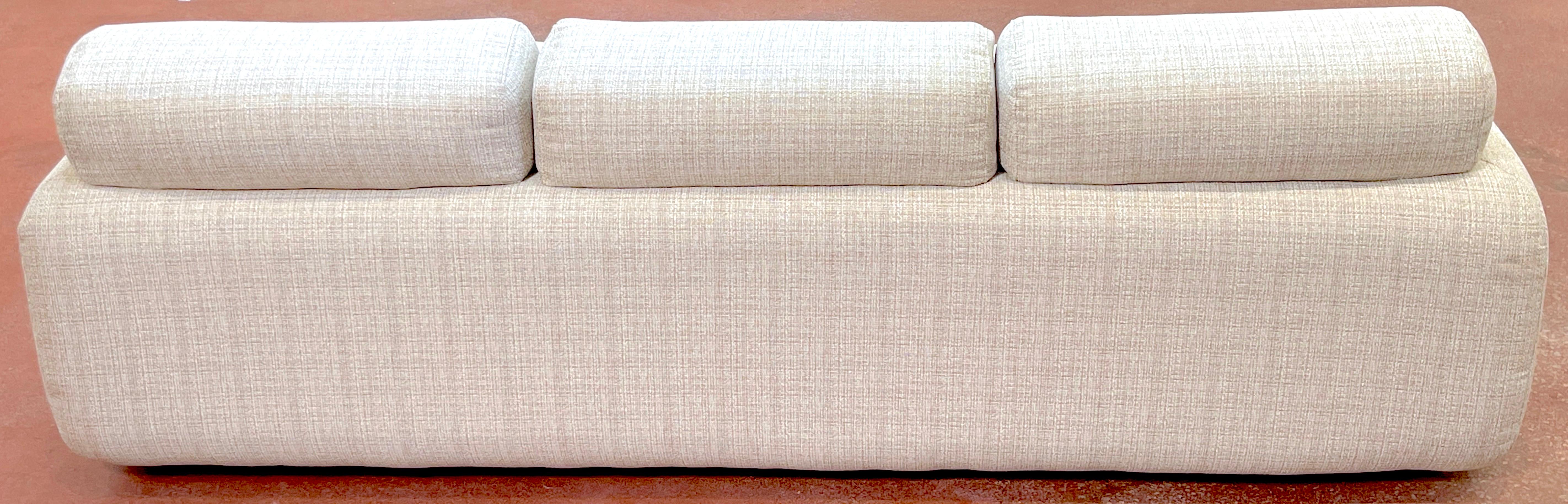 Upholstery Vladimir Kagan by Preview 3 Piece Attached 'Sectional' Sofa For Sale