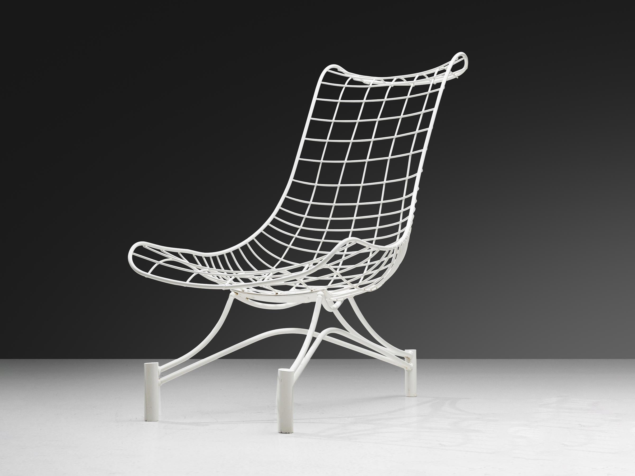 Lacquered Vladimir Kagan 'Capricorn' Lounge Chair For Sale