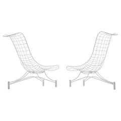 Used Vladimir Kagan 'Capricorn' Lounge Chairs 