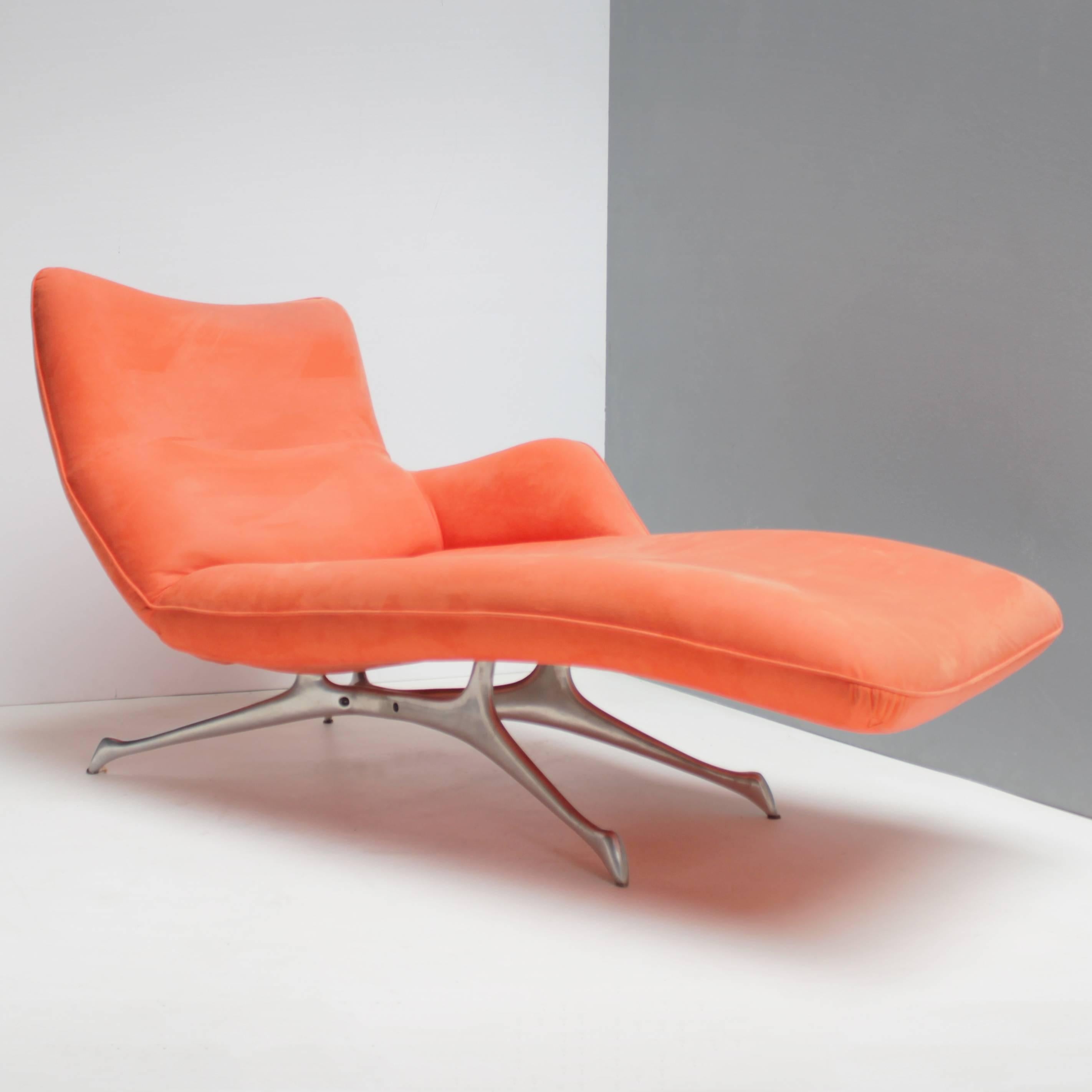 Mid-Century Modern Chaise longue Vladimir Kagan pour la collection Kagan New York