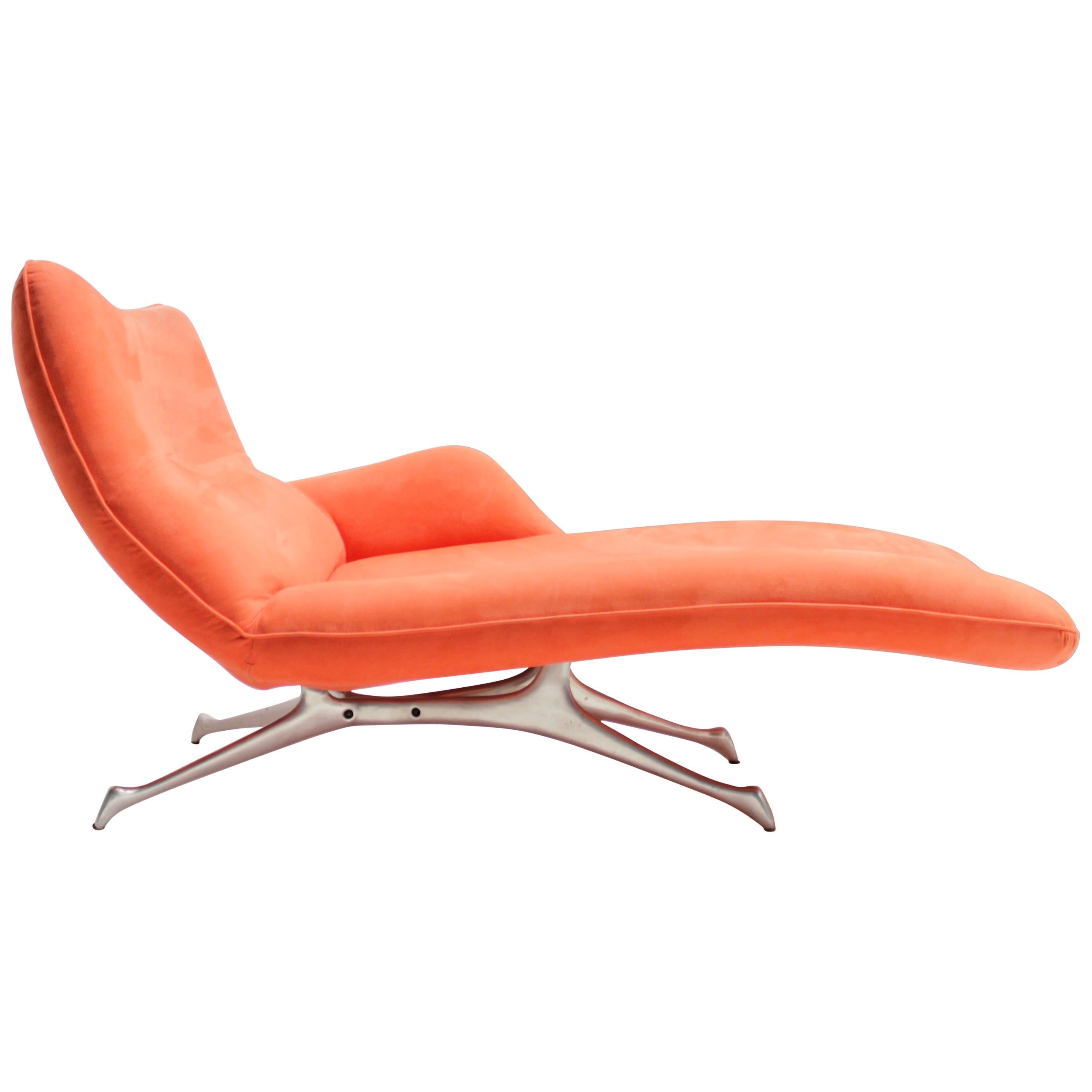 Chaise longue Vladimir Kagan pour la collection Kagan New York