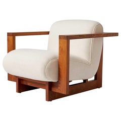 Vladimir Kagan Child’s Cubist Chair Angela Jolie and Brad Pitt, Walnut, USA