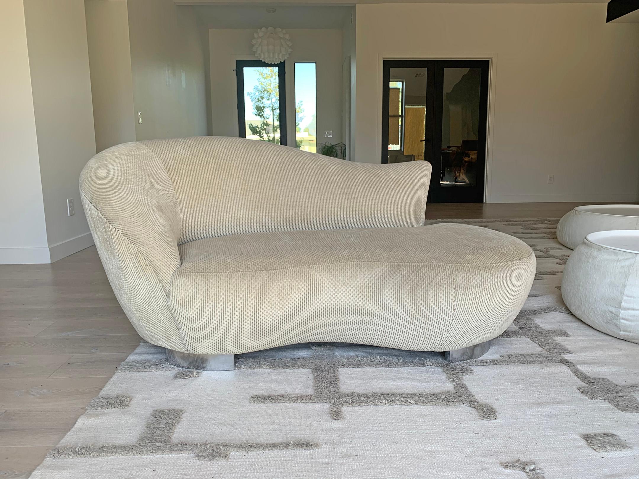 Velvet Vladimir Kagan Cloud Sofa for Directional
