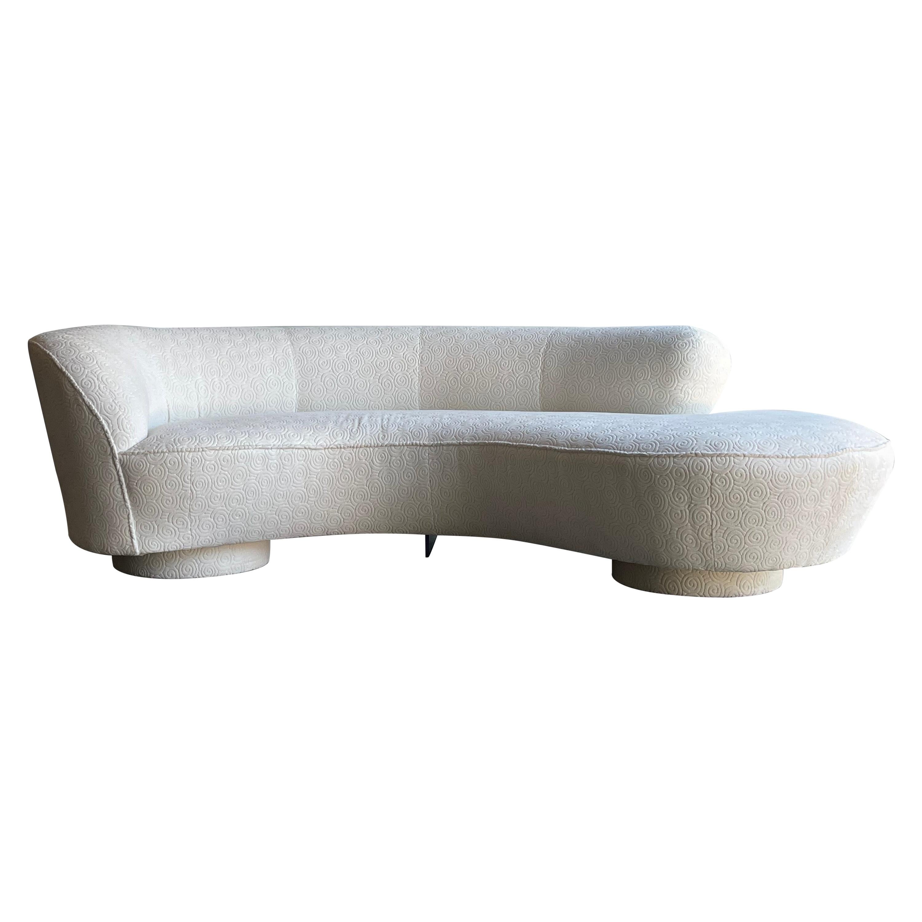 Vladimir Kagan Cloud Sofa for Directional with Lucite Support