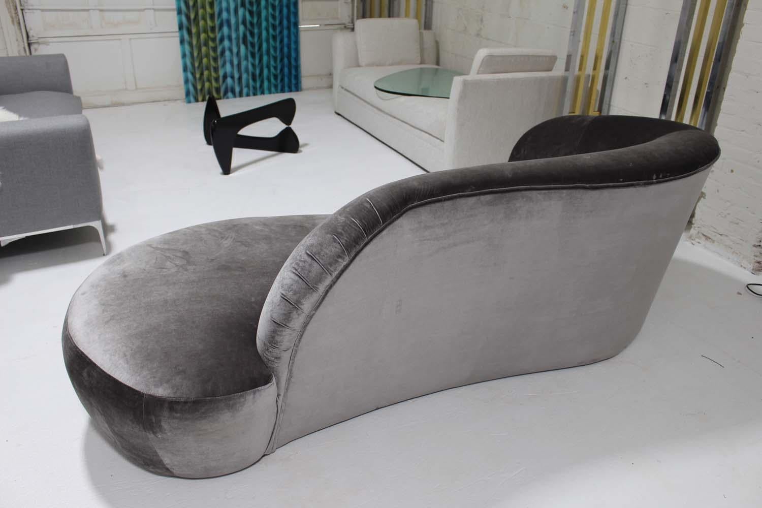 Contemporary Vladimir Kagan Cloud Sofa in Mohair, Pair