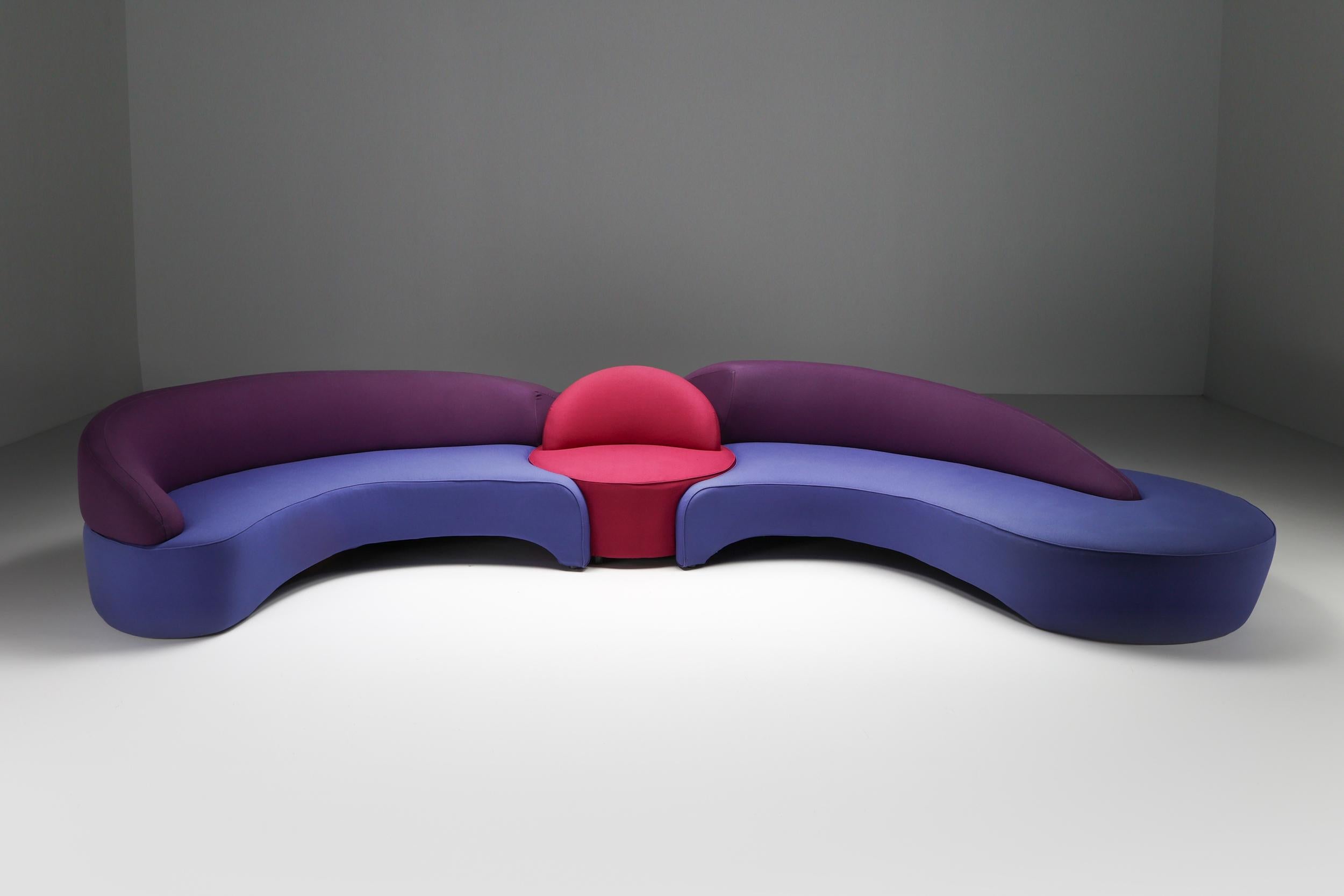 Vladimir Kagan „Comete“ Organisches modulares Sofa-Set, Roche Bobois, Futurist, 2003 im Angebot 1