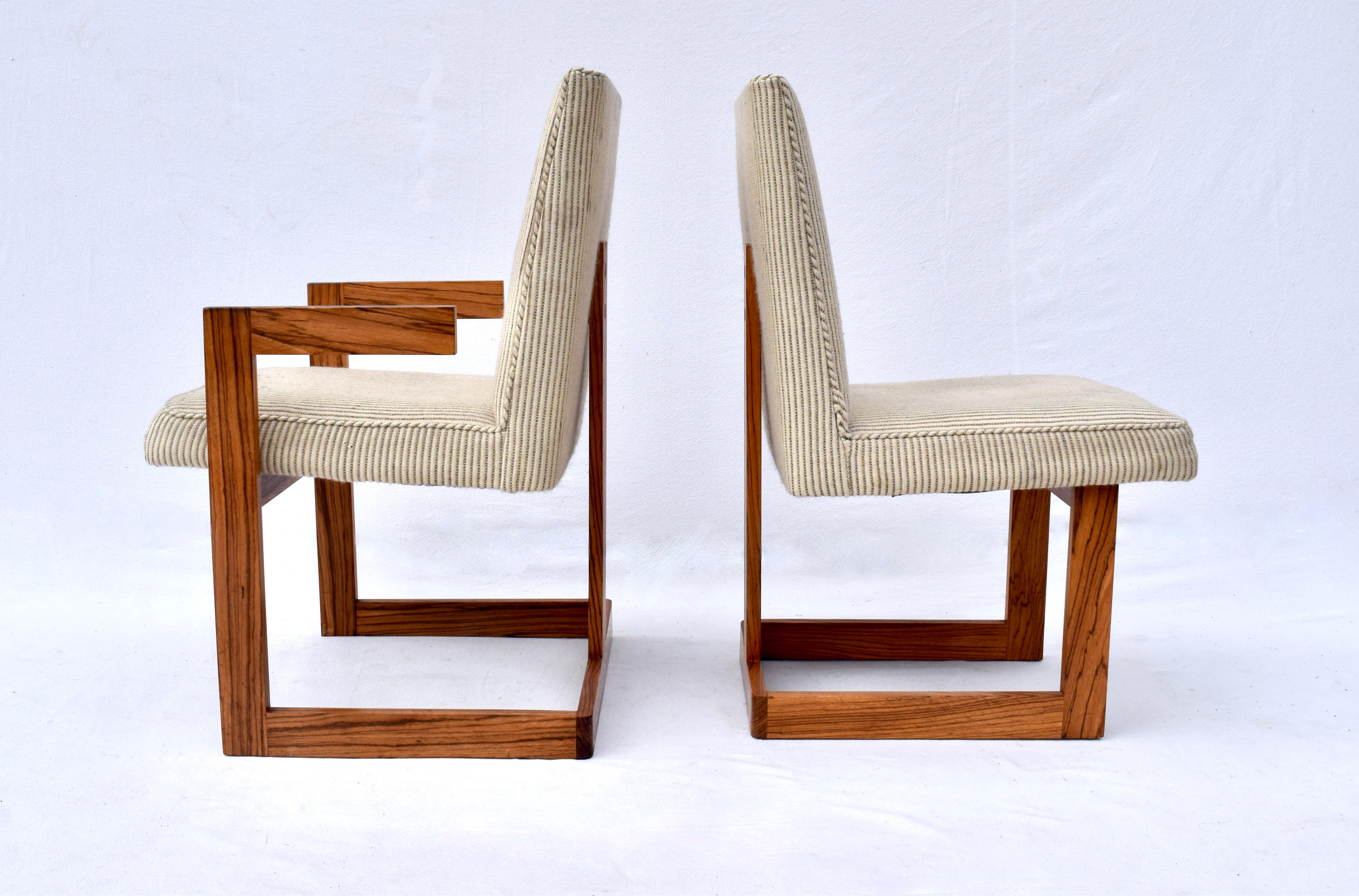 Vladimir Kagan, Kubistische Stühle, Palisanderholz, Kagan-Dreyfuss, Inc, USA, 1960er Jahre (Handgefertigt) im Angebot