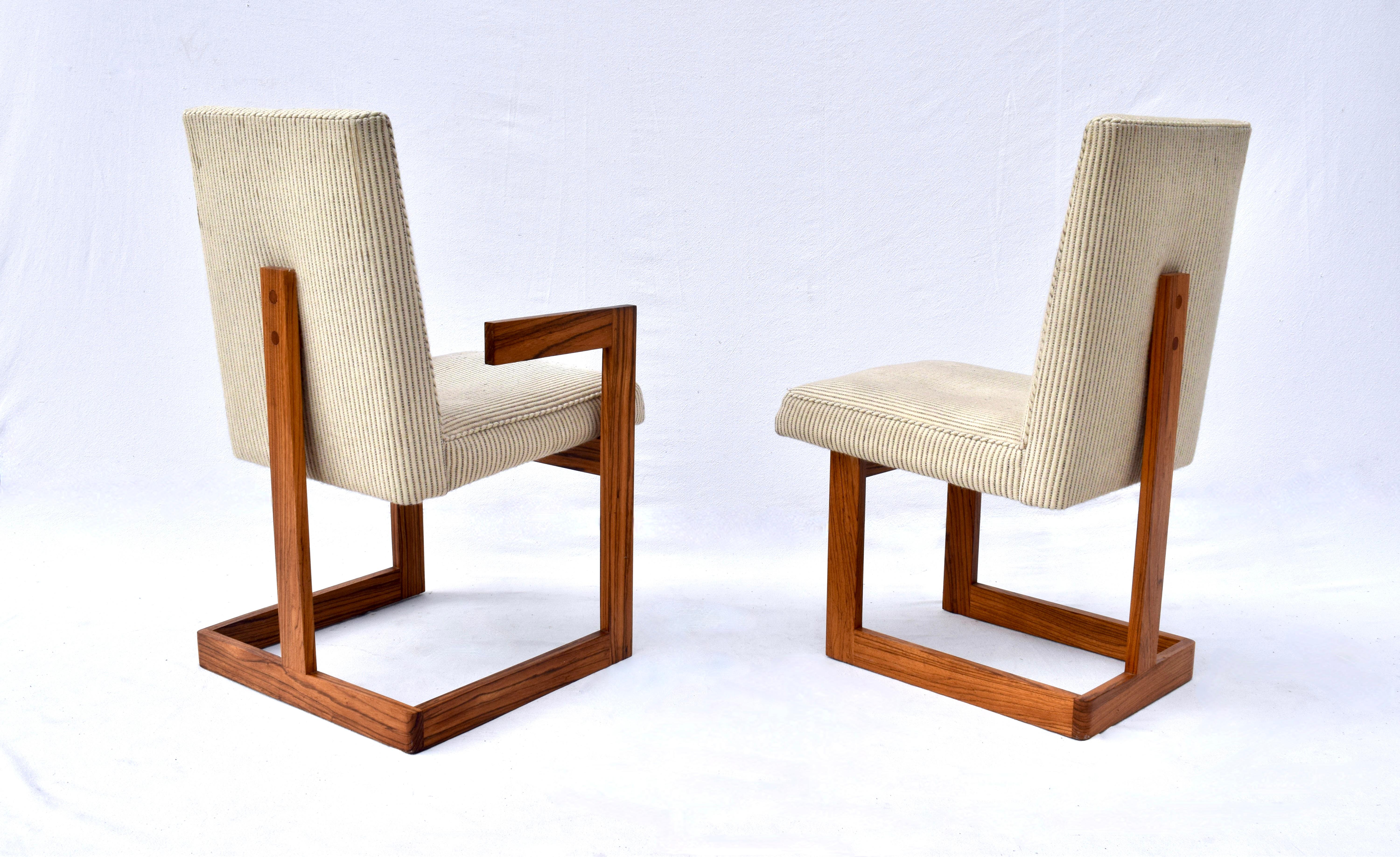 Vladimir Kagan, Kubistische Stühle, Palisanderholz, Kagan-Dreyfuss, Inc, USA, 1960er Jahre im Zustand „Gut“ im Angebot in Southampton, NJ
