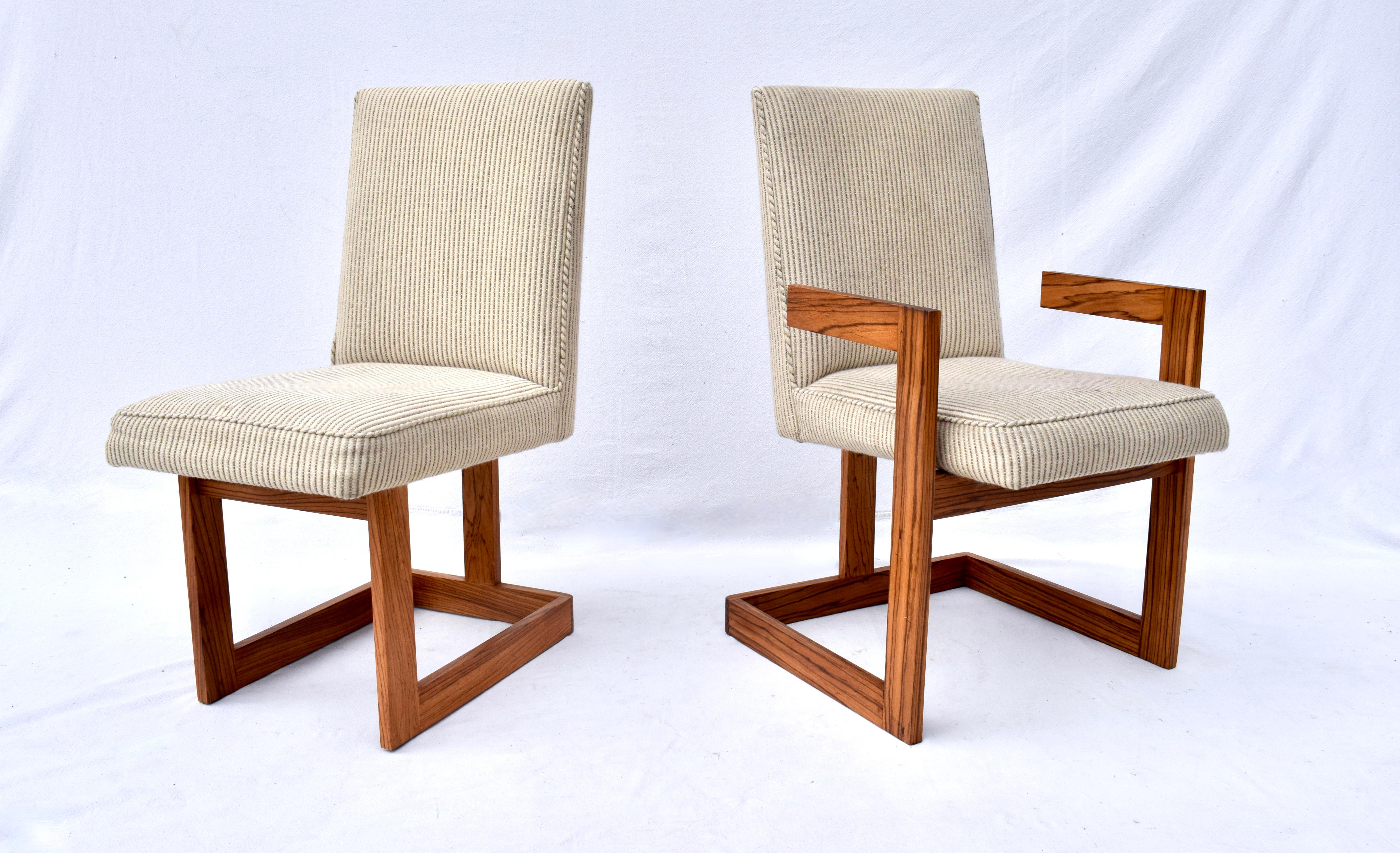 Vladimir Kagan, Kubistische Stühle, Palisanderholz, Kagan-Dreyfuss, Inc, USA, 1960er Jahre (20. Jahrhundert) im Angebot