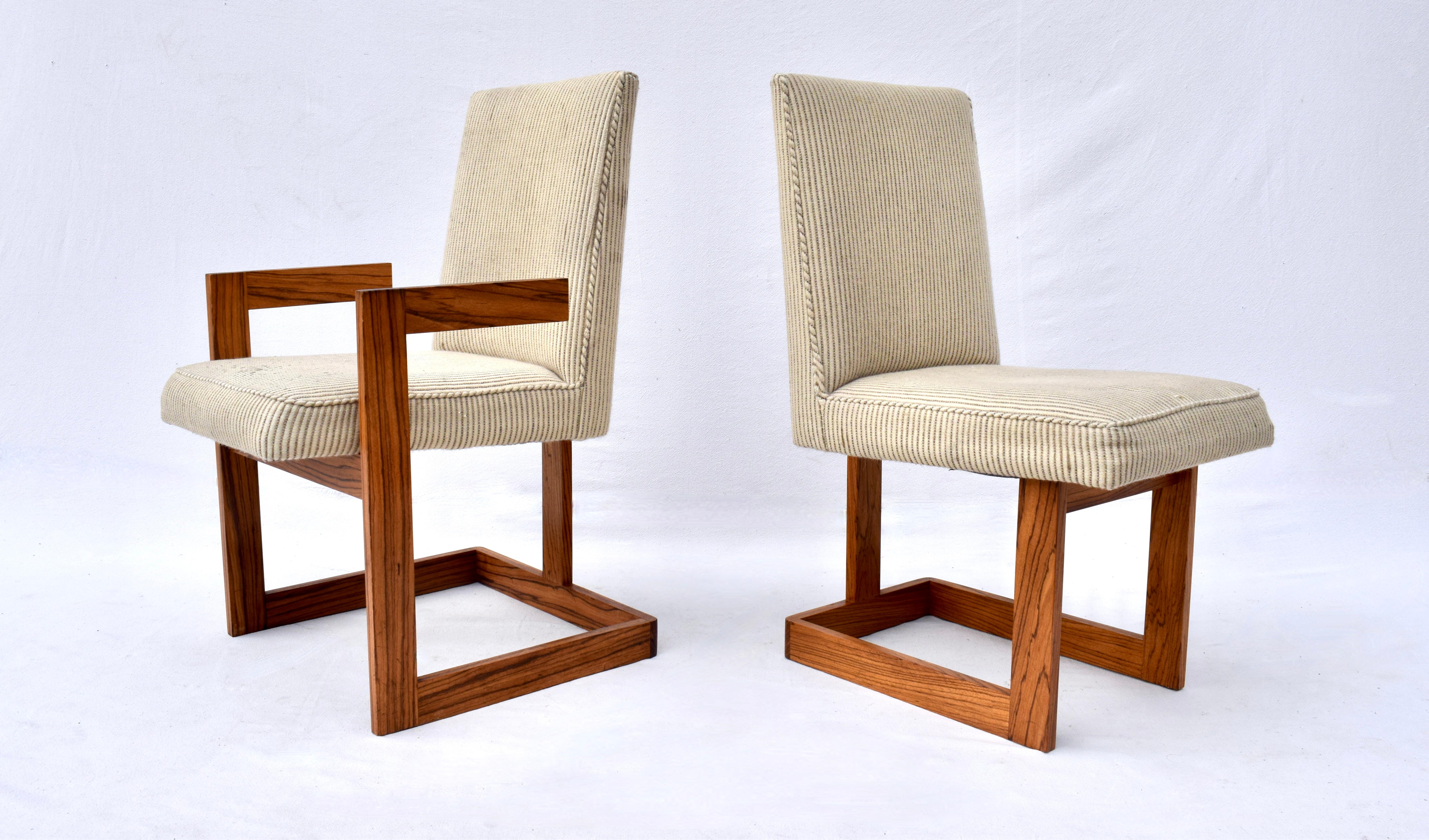 Vladimir Kagan, Kubistische Stühle, Palisanderholz, Kagan-Dreyfuss, Inc, USA, 1960er Jahre im Angebot 1