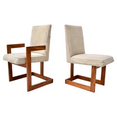 Vladimir Kagan, Cubist Chairs, Rosewood, Kagan-Dreyfuss, Inc, Usa, 1960's