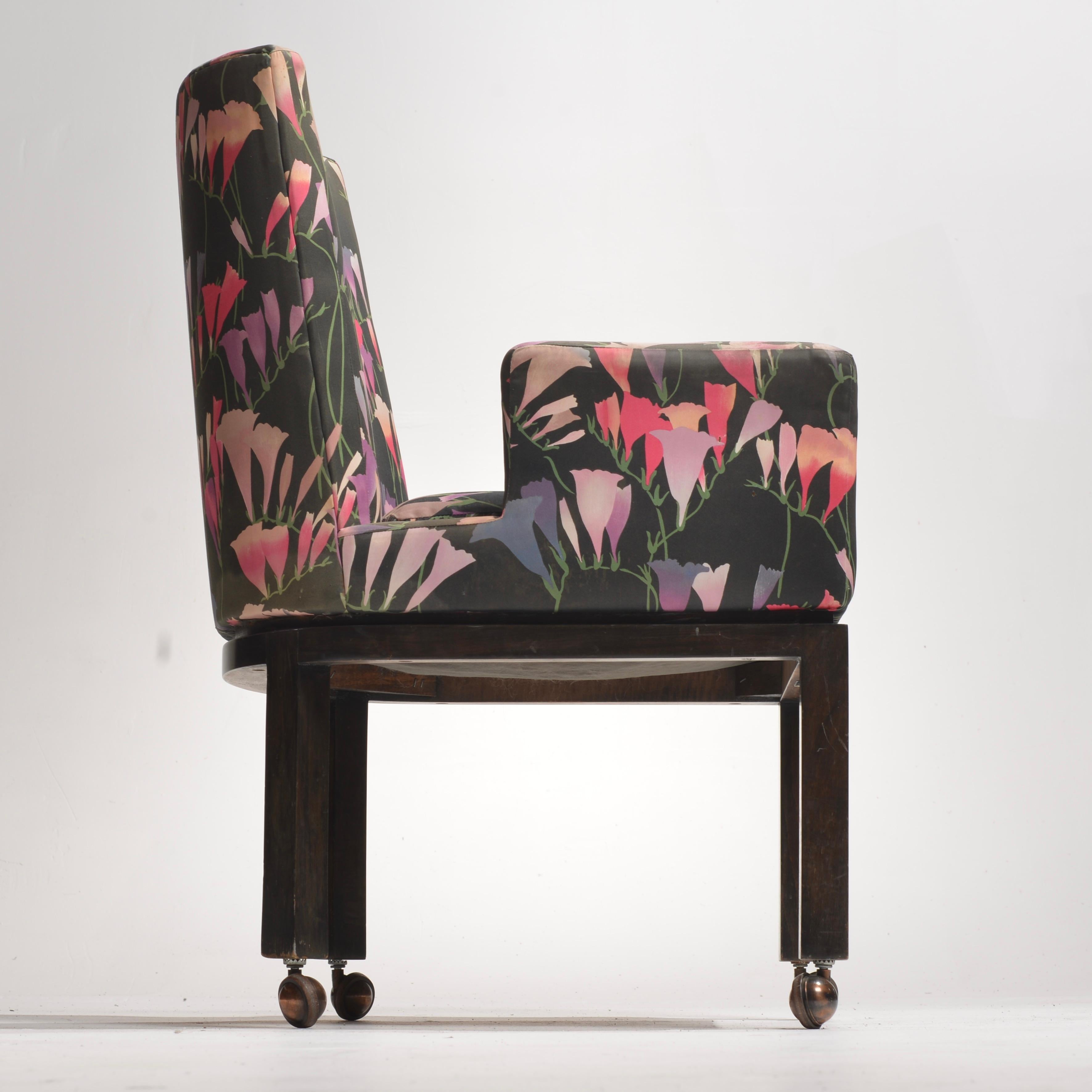 Hardwood Vladimir Kagan Cubist Dining Chairs For Sale