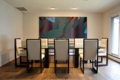 Vladimir Kagan Cubist Extension Dining Table Signed Hand Made