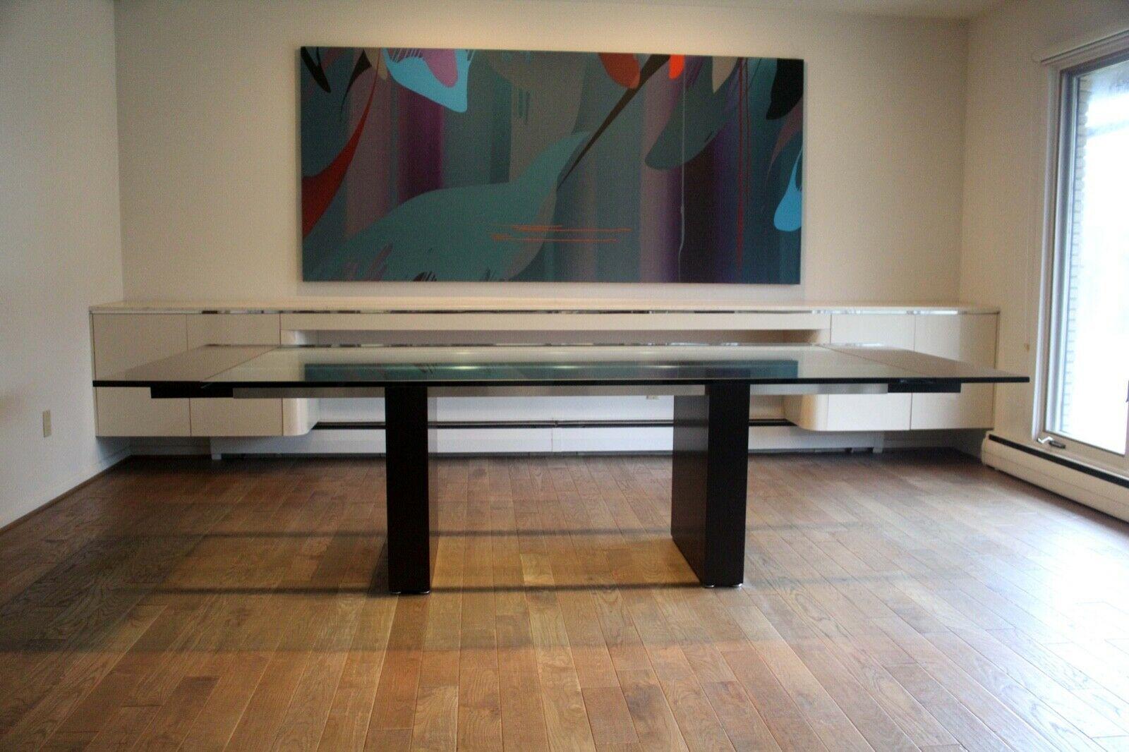 Vladimir Kagan Cubist Extension Dining Table Signed Hand Made 3