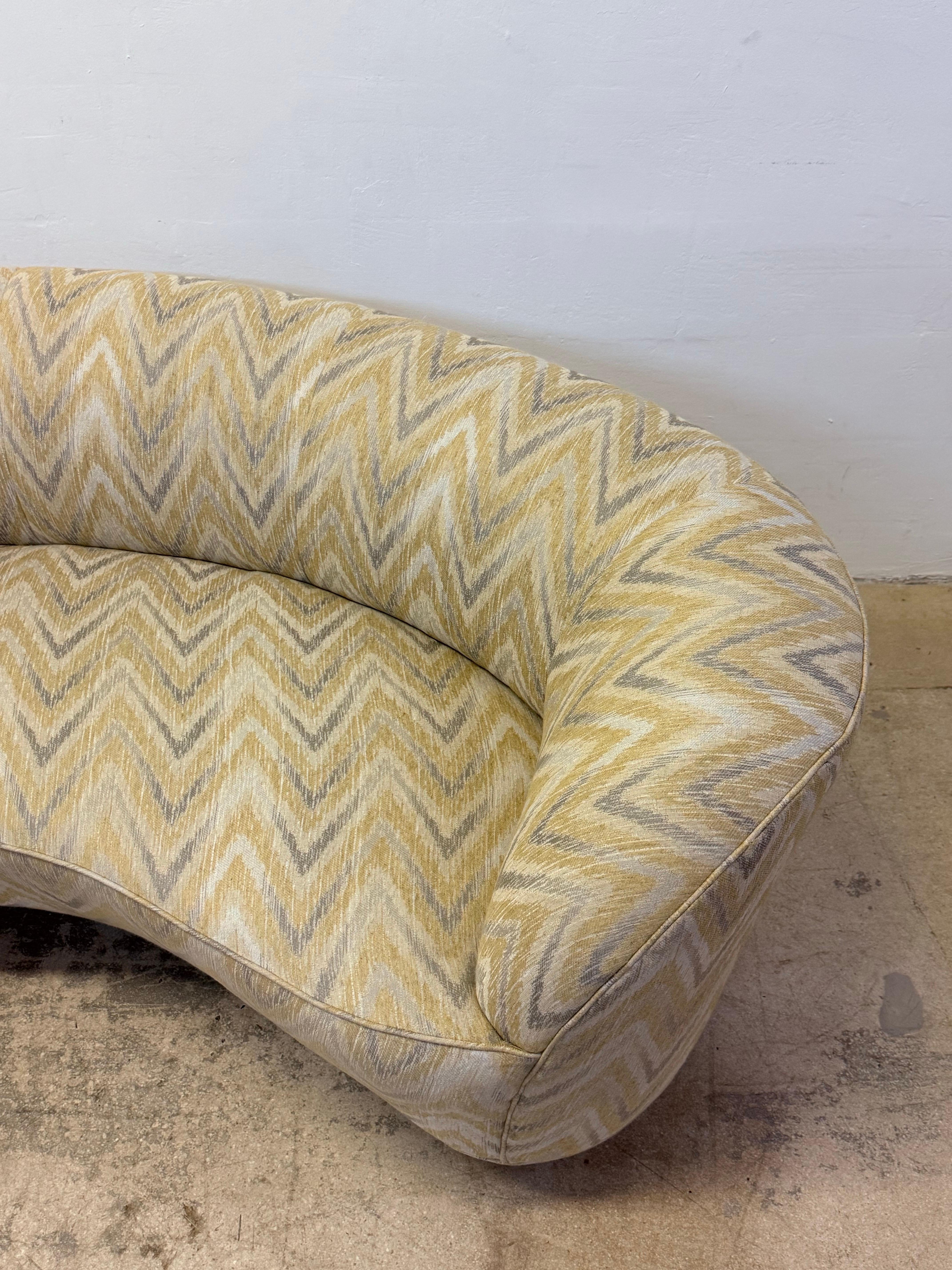 Vladimir Kagan Curved Serpentine Cloud Sofa for Directional 3