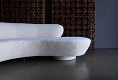 Vladimir Kagan Curved Serpentine Cloud Sofa for Directional