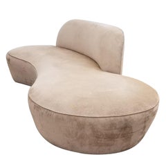 Vladimir Kagan Curved Serpentine Cloud Sofa