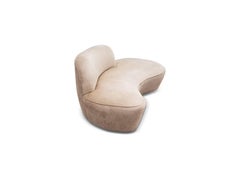 Vladimir Kagan Curved Serpentine Cloud Sofa