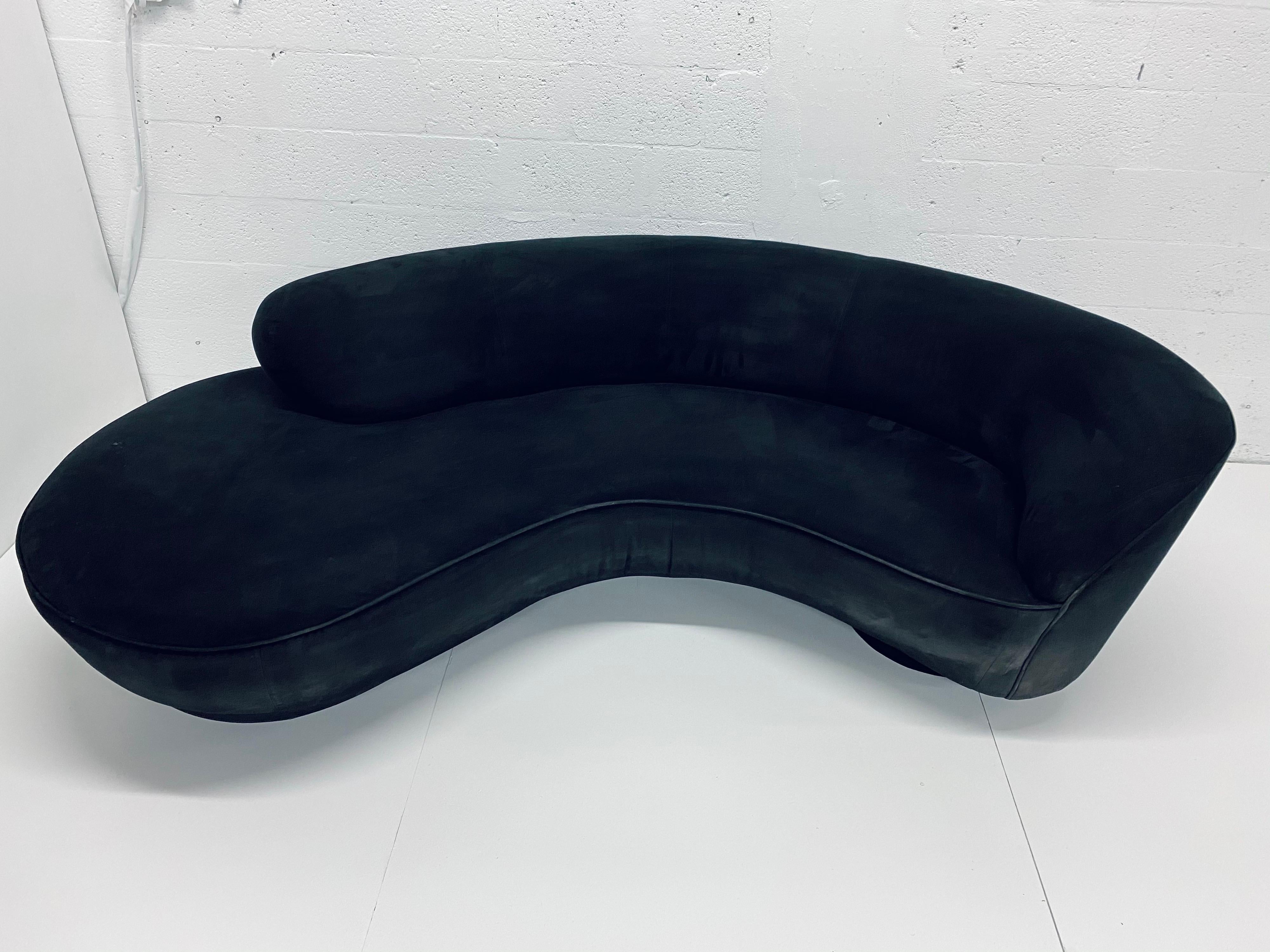 Late 20th Century Vladimir Kagan Curved Serpentine Sofa for Directional