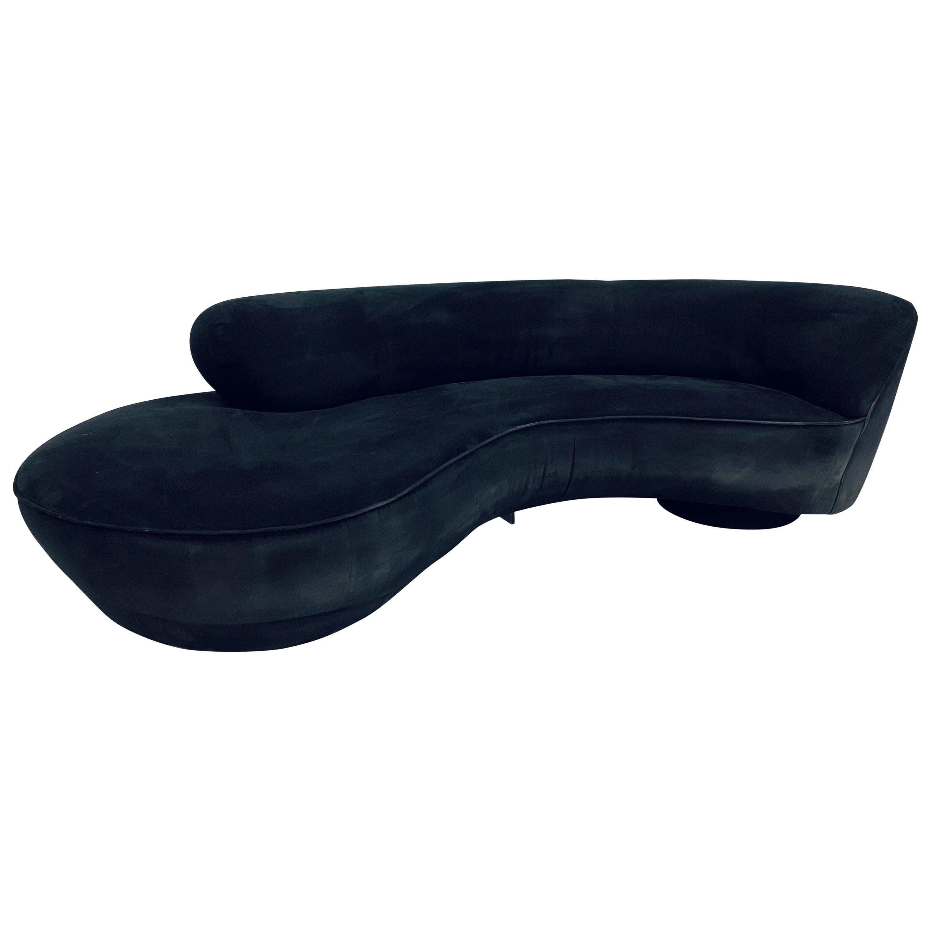 Vladimir Kagan Curved Serpentine Sofa for Directional