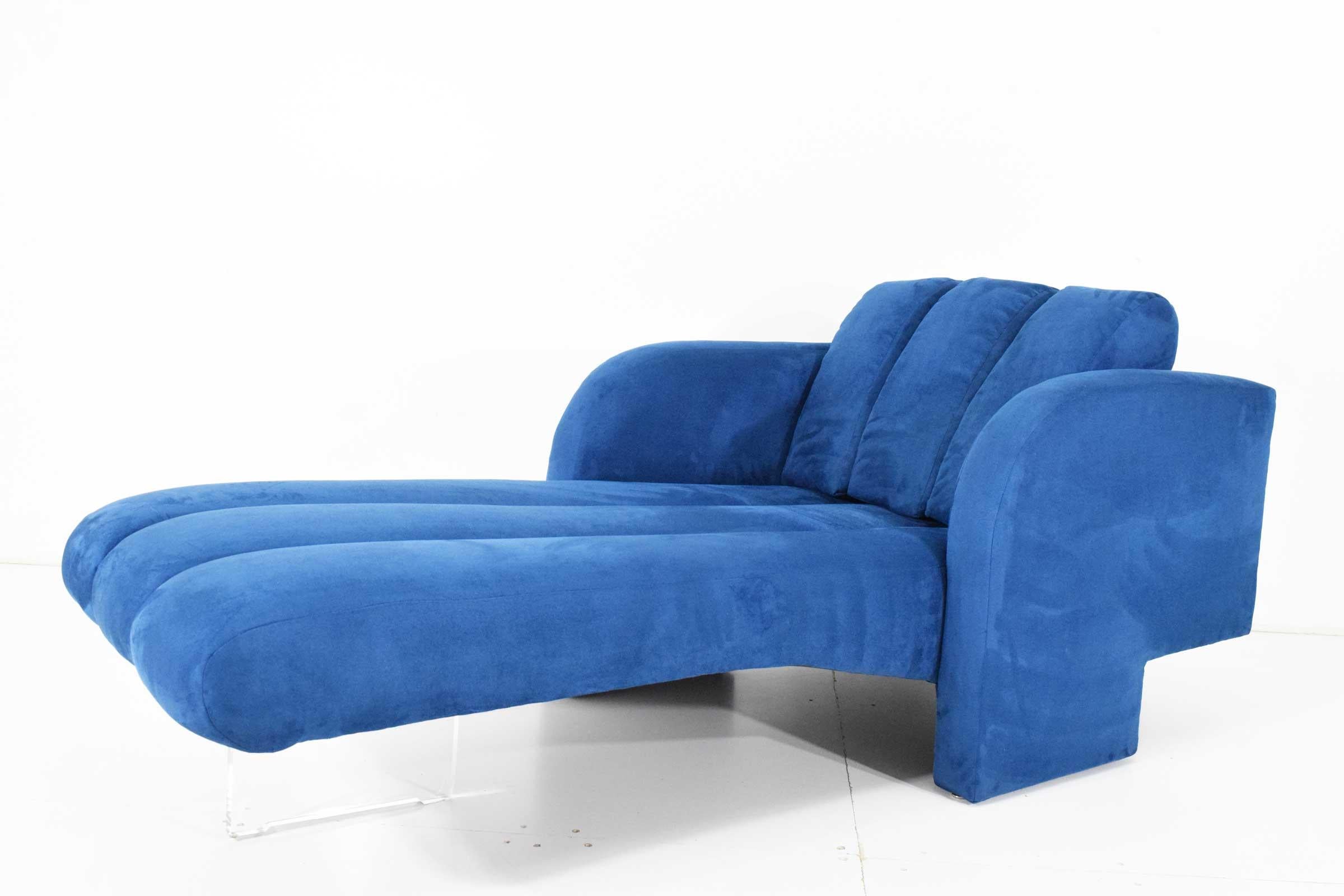 Vladimir Kagan Deco Chaise, 1970s In Good Condition In Dallas, TX