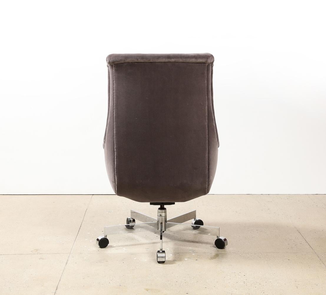 Metal Vladimir Kagan Desk Chair For Sale