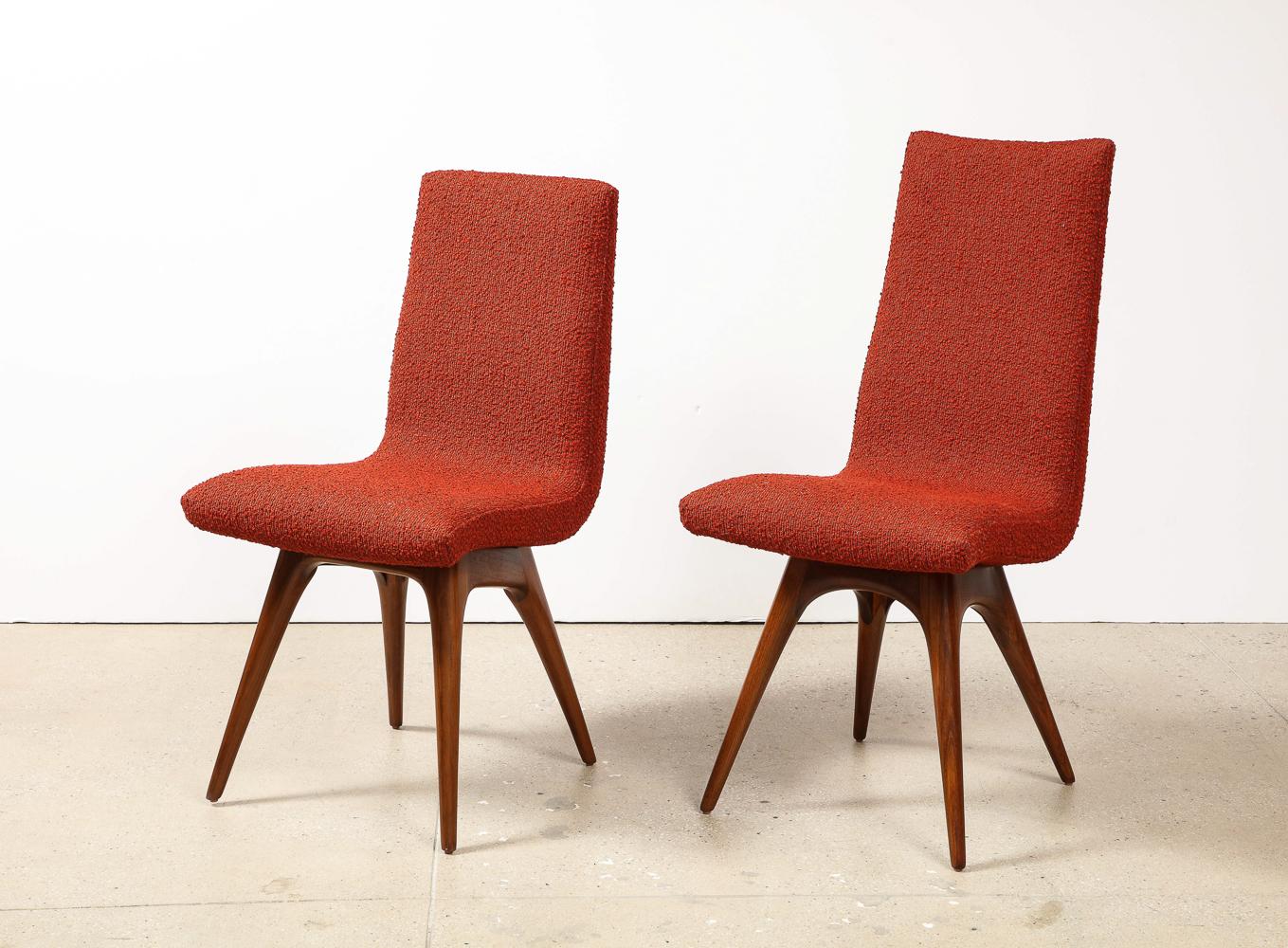 Hand-Crafted Vladimir Kagan Dining Chairs For Sale