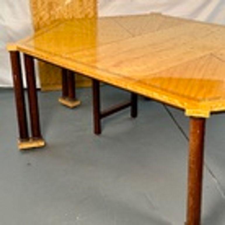 Vladimir Kagan, Mesa de comedor moderna de mediados de siglo, Arce, Lacado, EE.UU., Década de 1980 en Bueno estado para la venta en Manhasset, NY