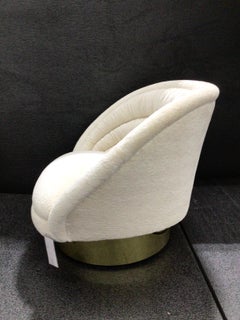 Vladimir Kagan Ellipse Lounge Chair, Maple & Steel, Handcrafted