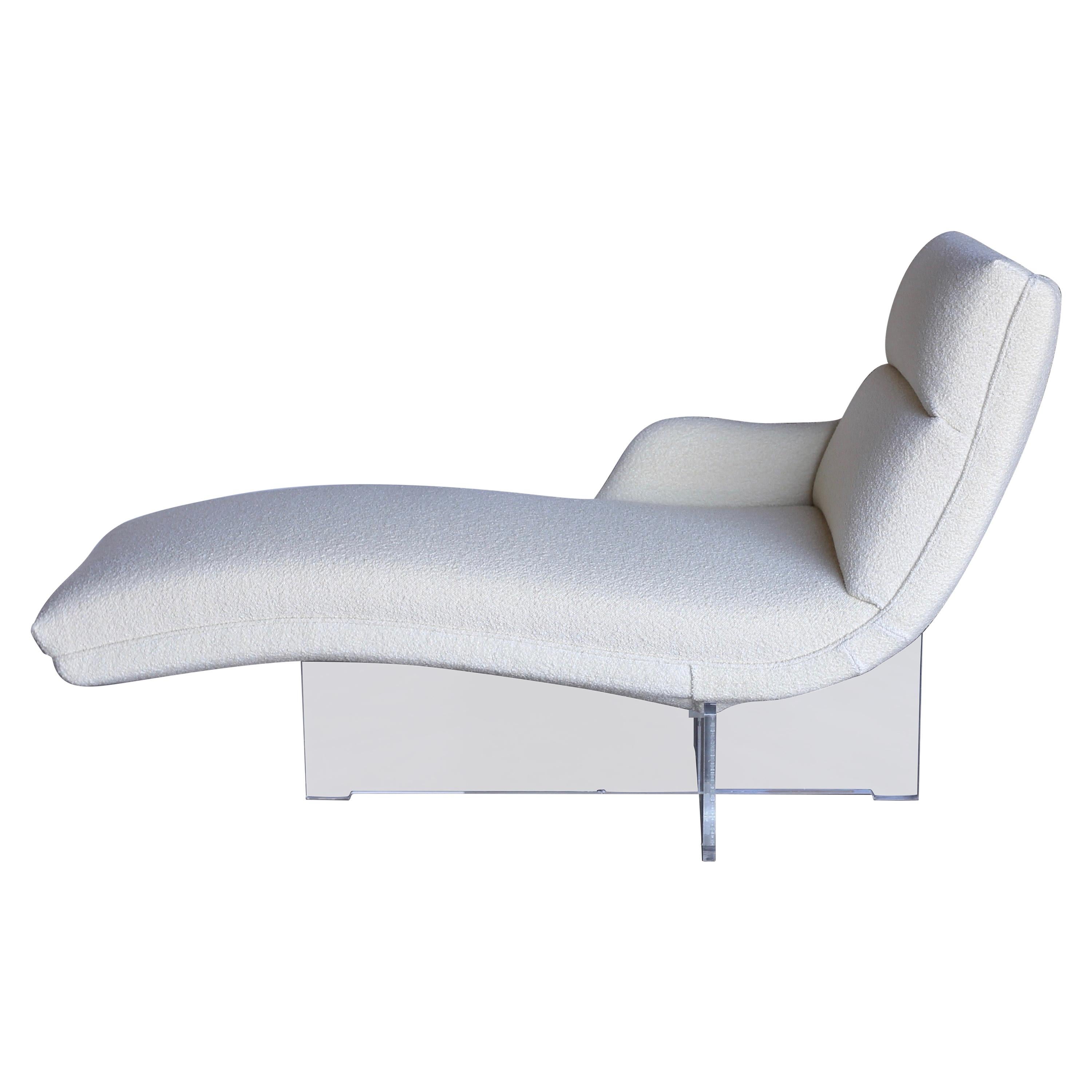 Vladimir Kagan "Erica" Chaise Lounge, circa 1975