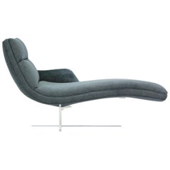 Vladimir Kagan "Erica" Chaise Lounge for Weiman Preview Furniture