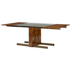 Vladimir Kagan Exotic Bacote Wood Dining Table