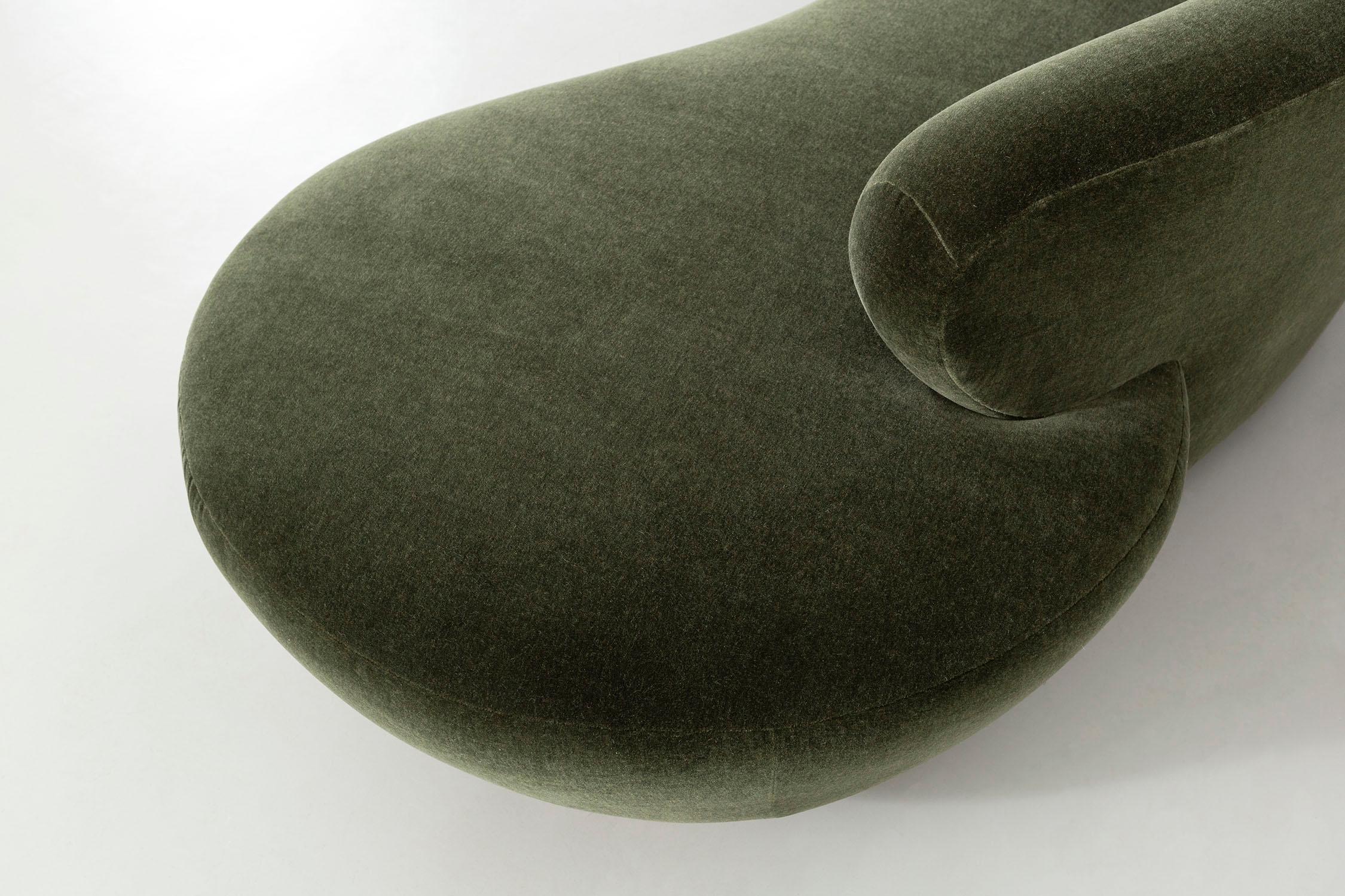 Late 20th Century Vladimir Kagan for Directional Cloud Sofa Freshly Reupholstered in Mohair