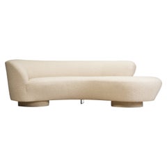 Vladimir Kagan für Directional 'Cloud' Sofa aus New Nubby Bouclé, um 1980, signiert