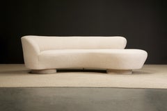 Vladimir Kagan for Directional 'Cloud' Sofa in New Nubby Bouclé, c 1980, Signed