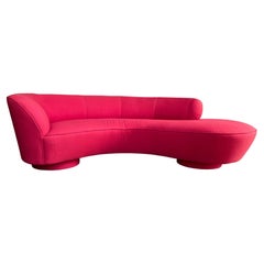 Vladimir Kagan for Directional Cloud Sofa with Lucite Support